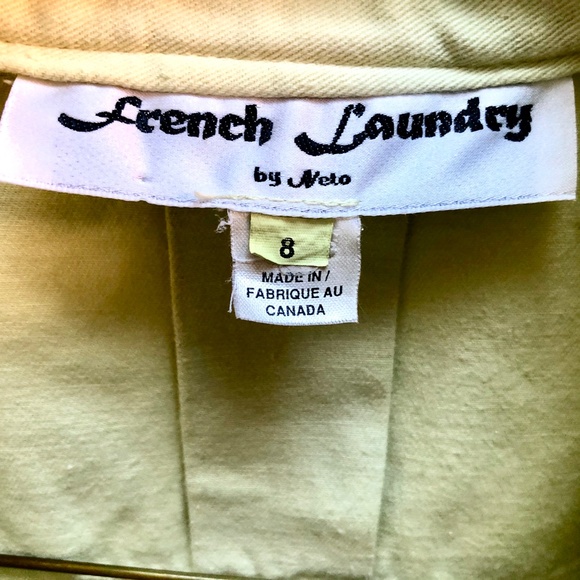 French Laundry (Neto). lime green, Military jacket - Picture 4 of 6